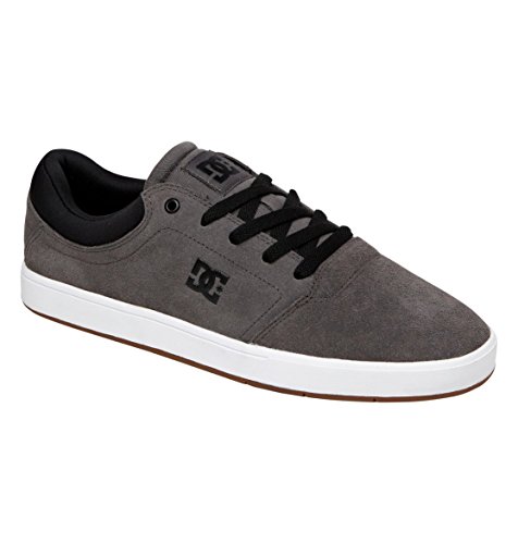 dc mens crisis skate shoe,black/white,10 m us